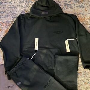 Essentials Charcoal Hoodie and Joggers Set